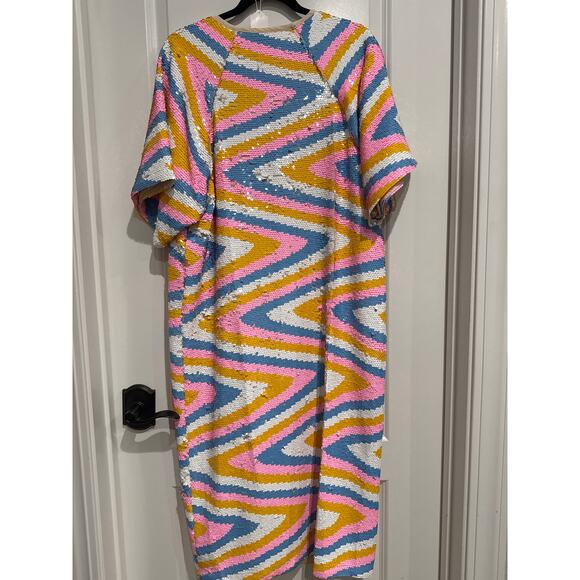 MSRP $225 ✨ Buddy Love Caftan Size S-L Flexible Fit | Covered Buttons ✨QUICKSHIP - Picture 6 of 7